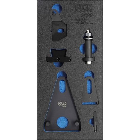 Insert de Servante d Atelier 1/3 - Coffret Calage Poulie Vilebrequin/Volant Inertie - Pour Renault Nissan - Précision - D-Work