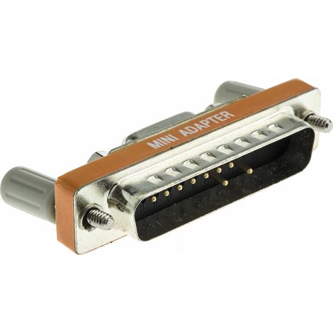 Adaptateur Sub-D 25 Mâle vers Sub-D 9 Femelle RS PRO ( Prix pour 1 )
