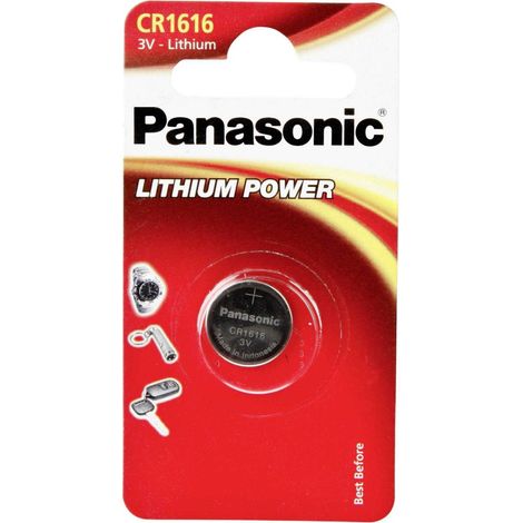 Panasonic CR1616L/1BP - Batería CR1616 - Li - 55 mAh