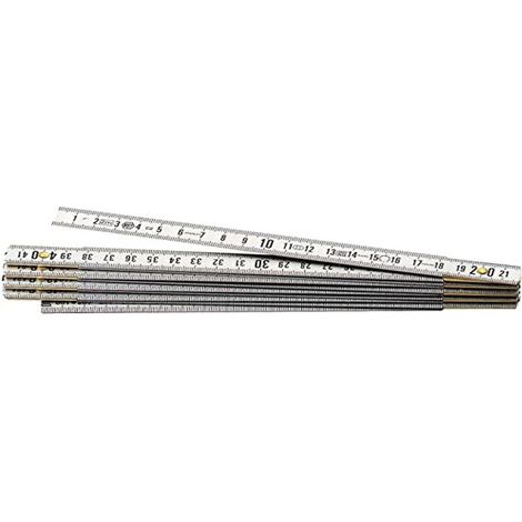 Stanley 0-35-304 Doppio Metro Pieghevole Alluminio 1m