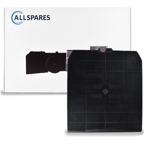 Filtro a carbone AllSpares per cappe aspiranti Falmec e Airlux n. 3 / CR1000 (230x210x15mm)