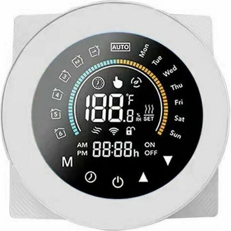 Tuya Zigbee Smart Thermostat, digitaler Thermostat für Warmwasser, großer Bildschirm mit Hintergrundbeleuchtung, Touch-Tasten, Sprachsteuerung, Modell: HC-020-ZB-GA