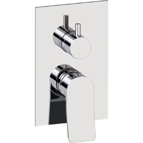 Parte Esterna Miscelatore Tilt Monocomando Doccia con Deviatore