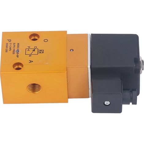 Guide intérieur de l'électrovanne G1/4 po, 2 positions, 3 voies, vanne d'inversion haute pression 220 V CA (1/5)