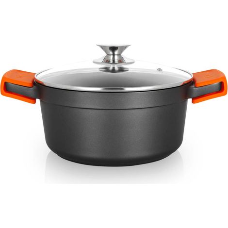 Olla Aluminio 24cm 4,5L Cacerola ORBEGOZO CDH 3024   Tapa inclui (1/5)