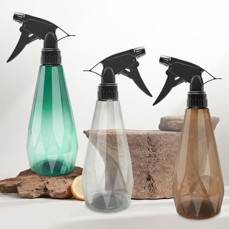 3 Pièces 500ml Vaporisateur Bouteilles Vide Rechargeable, Vaporisateur Vide,Brumisateur Rechargeable, pulvérisateur à gâchette réglable avec paramètres de flux, pour Nettoyage Cuisine (1/4)