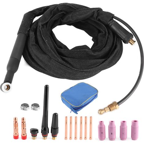 WP26V luftgekühlter WIG-Brenner, Hubversion, 4 Meter mit EU-Stecker zum Schweißen und Hartlöten (1/5)