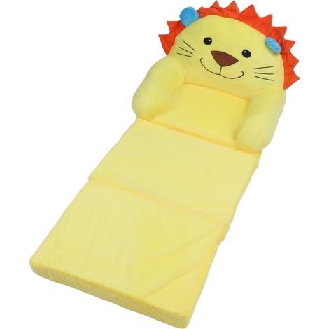 Klappbares Kindersofa, weich, niedlich, mit Cartoon-Motiv, mit Armlehnen, für Mädchen, 3-lagig (1/5)