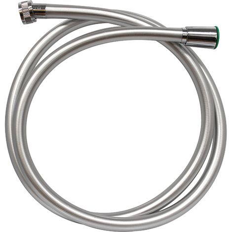 Cristina Ondyna – Flexible de douche anti-torsion 150 cm – Nylon gris – Raccord FF 1/2' – Facilité d'entretien et solidité à toute épreuve - CR15051 (1/4)