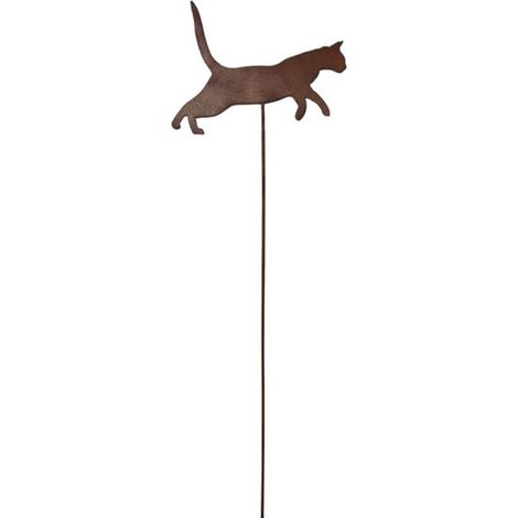 Déco de jardin Chat 85cm en métal