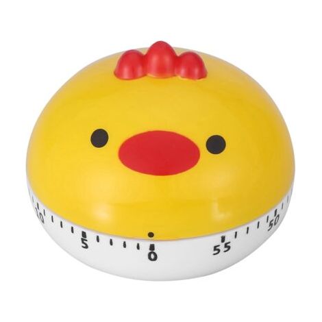 Minuteur de cuisson mécanique - convient aux outils de minuterie de cuisine (poulet jaune) (1/5)