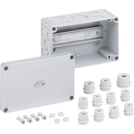 [NEUWERTIG] B-Ware Spelsberg Rk Reihenklemmen Gehäuse 110 X 110 X 90 Mm Polystyrol Eps Grau 1 St.