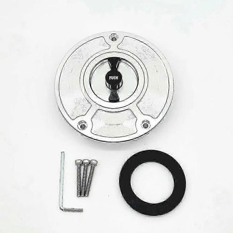 Gas Fuel Tank Cap Cover For Cb400 Cb500/s Cb 600f/900f Cb1000 Cb1100 Cb1300 St1300 Cbf600n/s Cbf1000/500( Silver Black NO LOGO) (1/5)