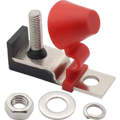 Bloc de fusibles MRBF, 300 A, 58 V CC max., fusible compact pour batterie marine à borne unique 5/16" (M8). (1/5)