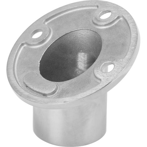 Support de main courante rond de 32 mm/1,26 pouce, support à 60 degrés, en acier inoxydable, pour bateaux et yachts (1/5)