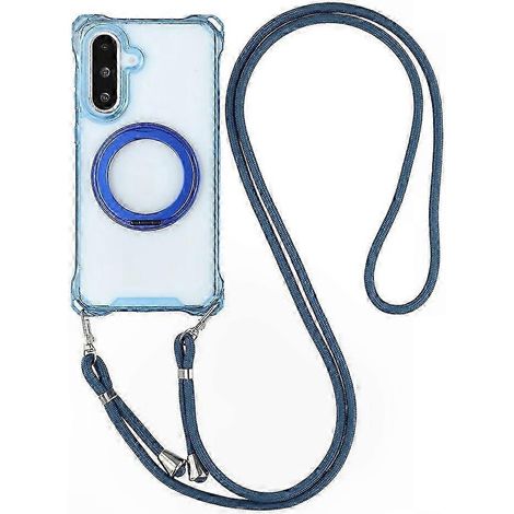 Magnetische Hülle mit Handschlaufe für Galaxy A56 5G und A36 5G – Hybrid-TPU-PC-Schutzhülle, integrierter Ständer, robuster Schutz (1/5)
