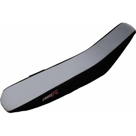Housse de selle MC 50 21-22 Bicolore Blanc Noir