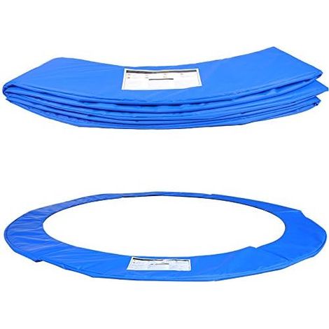 Couverture Bordure, pour Trampoline Jardin Jumper et Wave, Couverture à Ressort, Protection Bordure Trampoline,Coussin de Protection des Ressorts pour Trampoline 366cm,12FT - Bleu
