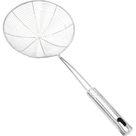 Espumadera de acero cuchara ranurada para albondigas espumar sopas 35 cm (1/3)