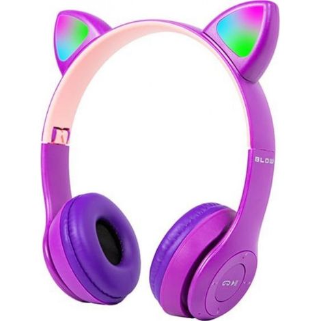 Blow Auriculares Inalámbricos Bluetooth 5.0 LED para Niños Púrpura