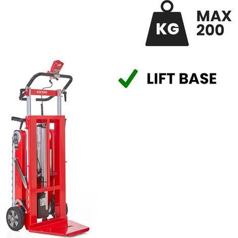 Carretilla sube escaleras eléctrica Buddy Lift para transporte de electrodomésticos con batería AGM estándar elevación eléctrica 200 kg (1/5)