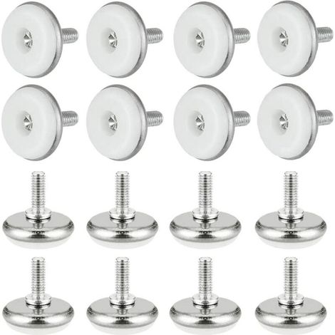 Pied pour Meuble Reglable M6x15mm Pieds Vérin Réglable Niveleurs pour Chaise Table Armoire 30 pcs (1/5)