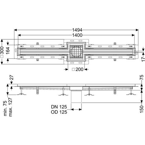 KESSEL 6302140 Gouttière fendue Ferrofix