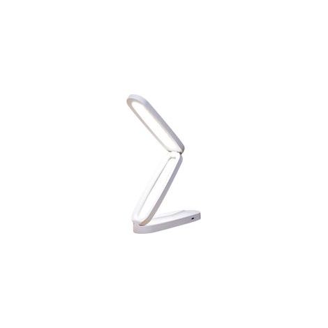 Lampe de bureau LED rechargeable et pliable, idéale pour la lecture, la chambre à coucher, le bureau ou le dortoir. Température de couleur optimale. Veilleuse USB.