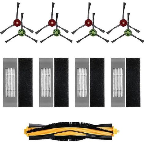 HEPA-Filter für die Hauptseitenbürste, kompatibel mit den Staubsaugern Ecovacs DEEBOT OZMO N8, N8+, N8 PRO und N8 PRO+.