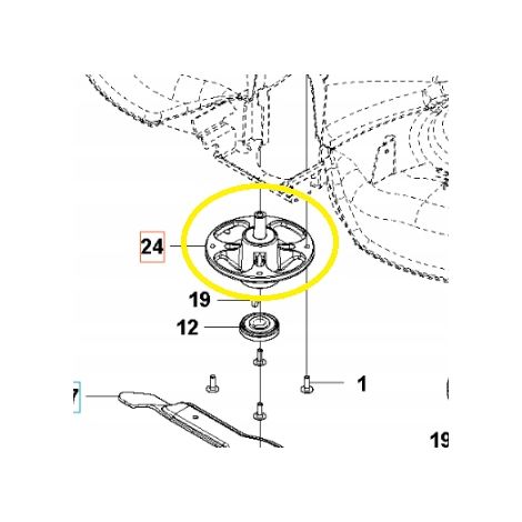 MOYEU COMPLET GAUCHE 582020001 ORIGINAL HUSQVARNA