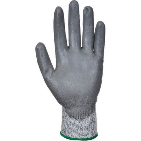 Gants De Travail - Paume Pu - Résistance Coupure Niveau 5 - Gris - Par Paire (1/2)