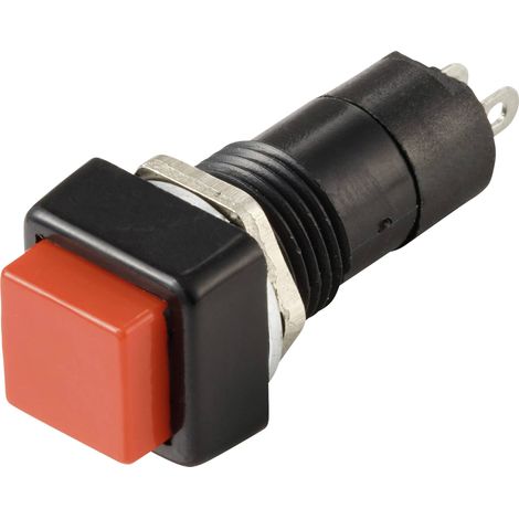 TRU COMPONENTS TC-13599552 Interrupteur à pression 250 V/AC 3 A 1 x Off/On à accrochage (L x l x H) (1/3)