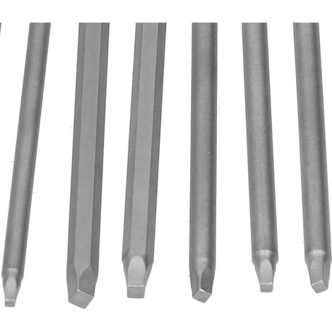 7 x 150 mm Vierkantbits für Elektroschrauber (1/5)