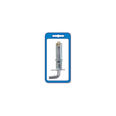MASIDEF - 6 TASSELLI ACCIAIO GANCIO MEDIO - 8X45 MM