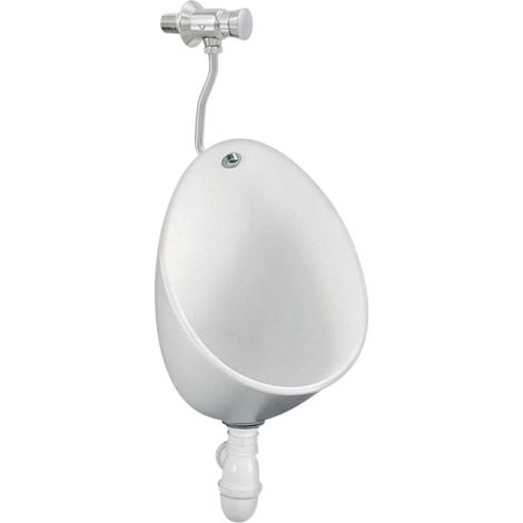 Pack urinoir JACOB DELAFON Coquille + robinet temporisé encastré