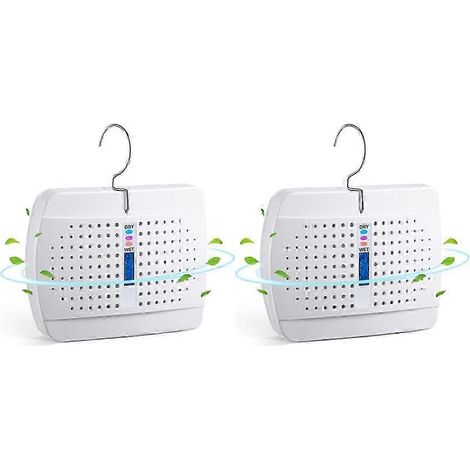 Petit déshumidificateur rechargeable, absorbeur d'humidité haute efficacité pour chambre, armoire et bibliothèque (1/5)