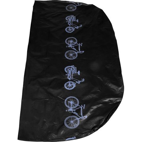 Housse de Protection en Peva Imperméable Noir, Compatible Résistante et Épaisse pour Moto et Vélo Électrique pour Usage Extérieur (1/5)