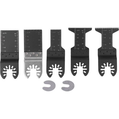 Jeffergarden Kit d'accessoires universels pour lames de scie oscillantes à démontage rapide, 23 pièces, pour la coupe du bois et du métal (1/5)