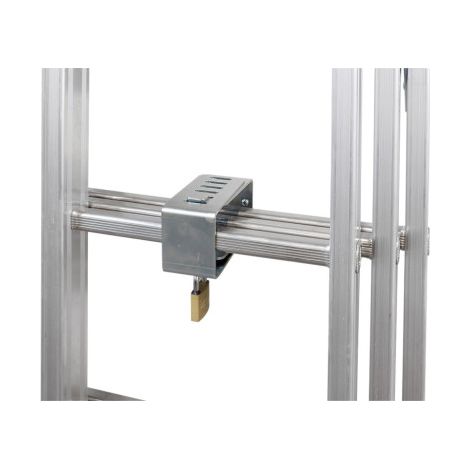 Facal – Antivol pour échelle simple – Sécurisation échelles transformables – Distance d'insertion 25 à 100 mm – Protection contre le vol