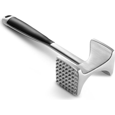 Attendrisseur à viande avec poignée ergonomique, marteau de cuisine double face. (1/4)