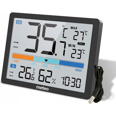 Digitales Wetterstations-Thermometer METEO SP109C (1/5)