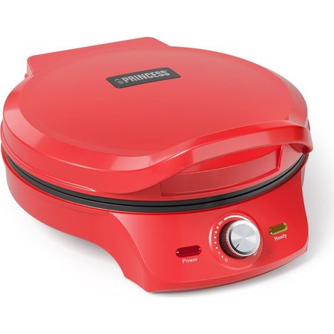 Princess 115007 Pizzamacher/Ofen 1 Pizza/Pizzen 2000 W Rot