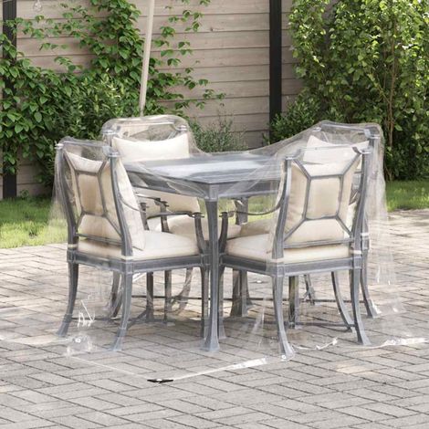vidaXL Lona transparente con ojales PVC 2x3 m