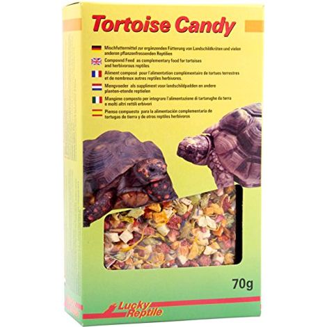 Lucky Reptile Tortoise Candy 70gr - mangime supplementare per tartarughe e rettili erbivori (1/4)