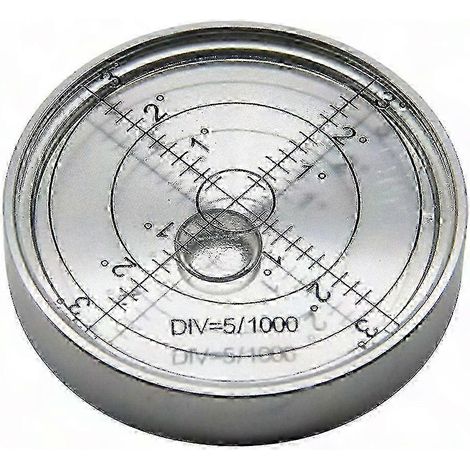 Niveau à bulle rond de haute précision, viseur œil de bœuf pour surface, niveau à bulle de chantier, outil de mesure d'angle, bulle de contrôle de planéité (1/5)