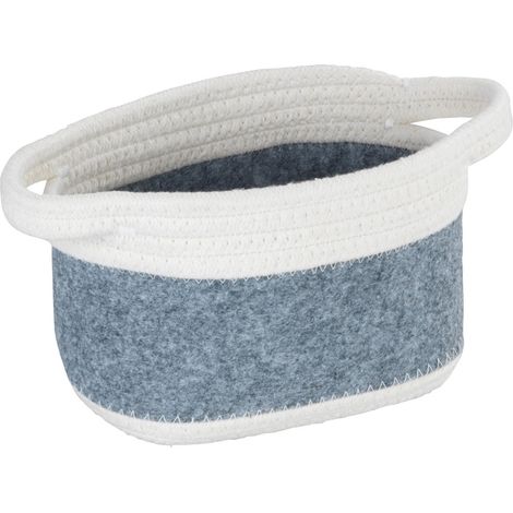 Panier de salle de bain BEA, feutre+polyester recyclé, WENKO (1/5)