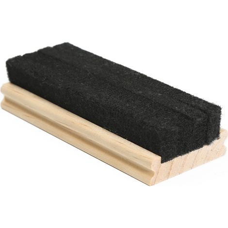 Gomme à effacer en feutre noir en bois bricolage gomme à craie de nettoyage 2 pièces (1/5)