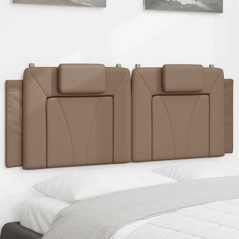 Kopfteil-Kissen "Viana" Cappuccino-Braun 120 cm Kunstleder (1/5)