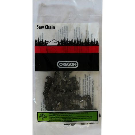 Oregon – Chaîne pour tronçonneuse 14 pouces – 52 maillons – Pas 3/8' – Épaisseur 1.3 mm – Pour bois dur et teck