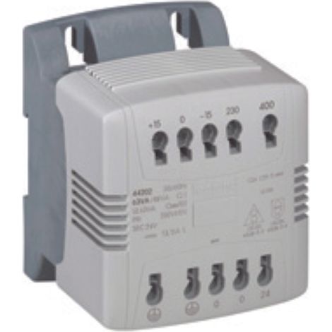 Legrand – Transformateur de séparation monophasé 230/400V vers 230V – Puissance 160VA – Isolation électrique – Protection circuits conforme EN 61131-2